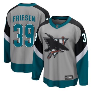 Youth San Jose Sharks Jeff Friesen Fanatics Branded Breakaway 2020/21 Special Edition Jersey - Gray