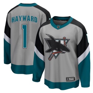 Youth San Jose Sharks Brian Hayward Fanatics Branded Breakaway 2020/21 Special Edition Jersey - Gray