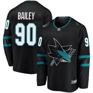 Youth San Jose Sharks Justin Bailey Fanatics Branded Breakaway Alternate Jersey - Black