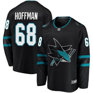 Youth San Jose Sharks Mike Hoffman Fanatics Branded Breakaway Alternate Jersey - Black