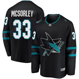 Youth San Jose Sharks Marty Mcsorley Fanatics Branded Breakaway Alternate Jersey - Black