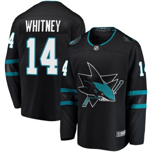Youth San Jose Sharks Ray Whitney Fanatics Branded Breakaway Alternate Jersey - Black