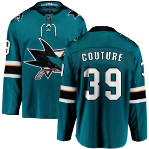Youth San Jose Sharks Logan Couture Fanatics Branded Home Breakaway Jersey - Teal