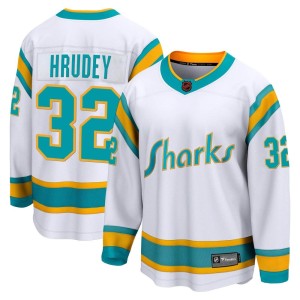 Men's San Jose Sharks Kelly Hrudey Fanatics Branded Breakaway Special Edition 2.0 Jersey - White