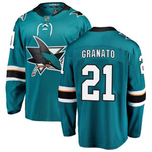 Men's San Jose Sharks Tony Granato Fanatics Branded Breakaway Home Jersey - Teal