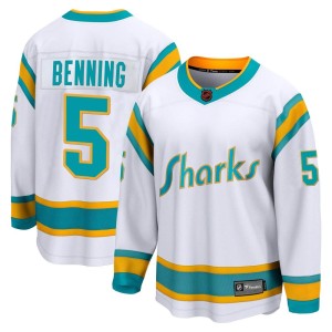 Youth San Jose Sharks Matt Benning Fanatics Branded Breakaway Special Edition 2.0 Jersey - White