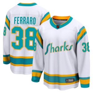 Youth San Jose Sharks Mario Ferraro Fanatics Branded Breakaway Special Edition 2.0 Jersey - White