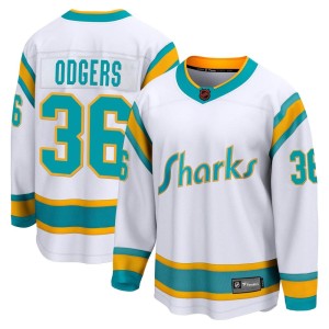 Youth San Jose Sharks Jeff Odgers Fanatics Branded Breakaway Special Edition 2.0 Jersey - White