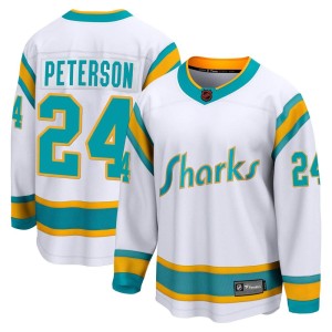 Youth San Jose Sharks Jacob Peterson Fanatics Branded Breakaway Special Edition 2.0 Jersey - White