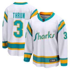 Youth San Jose Sharks Henry Thrun Fanatics Branded Breakaway Special Edition 2.0 Jersey - White