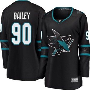 Women's San Jose Sharks Justin Bailey Fanatics Branded Breakaway Alternate Jersey - Black