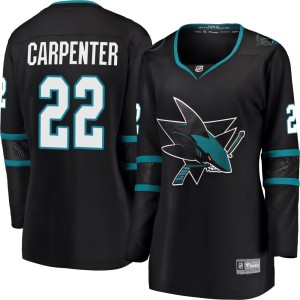 Women's San Jose Sharks Ryan Carpenter Fanatics Branded Breakaway Alternate Jersey - Black