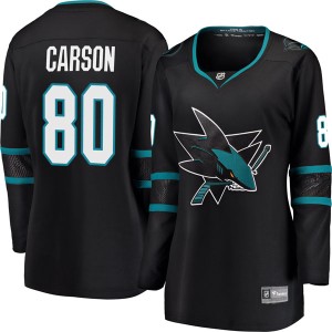 Women's San Jose Sharks Macauley Carson Fanatics Branded Breakaway Alternate Jersey - Black
