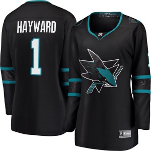 Women's San Jose Sharks Brian Hayward Fanatics Branded Breakaway Alternate Jersey - Black