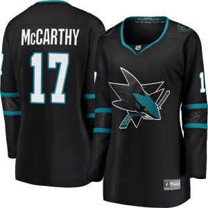 Women's San Jose Sharks John McCarthy Fanatics Branded Breakaway Alternate Jersey - Black
