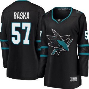 Women's San Jose Sharks Adam Raska Fanatics Branded Breakaway Alternate Jersey - Black