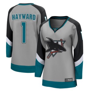 Women's San Jose Sharks Brian Hayward Fanatics Branded Breakaway 2020/21 Special Edition Jersey - Gray