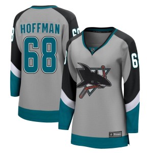Women's San Jose Sharks Mike Hoffman Fanatics Branded Breakaway 2020/21 Special Edition Jersey - Gray