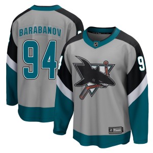 Men's San Jose Sharks Alexander Barabanov Fanatics Branded Breakaway 2020/21 Special Edition Jersey - Gray