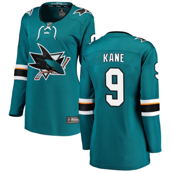 Women's San Jose Sharks Evander Kane Fanatics Branded Breakaway Home Jersey - Teal